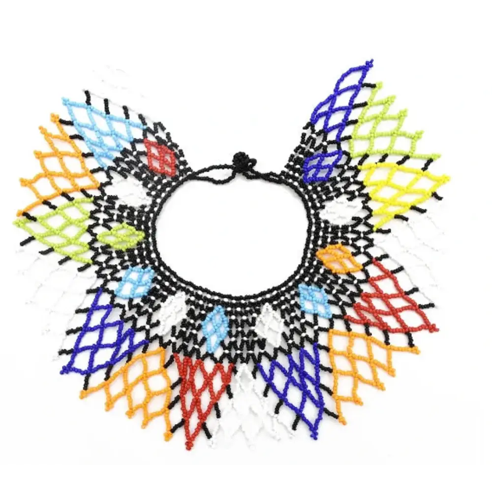 Handmade Multicolors Beaded Necklaces - Colorful