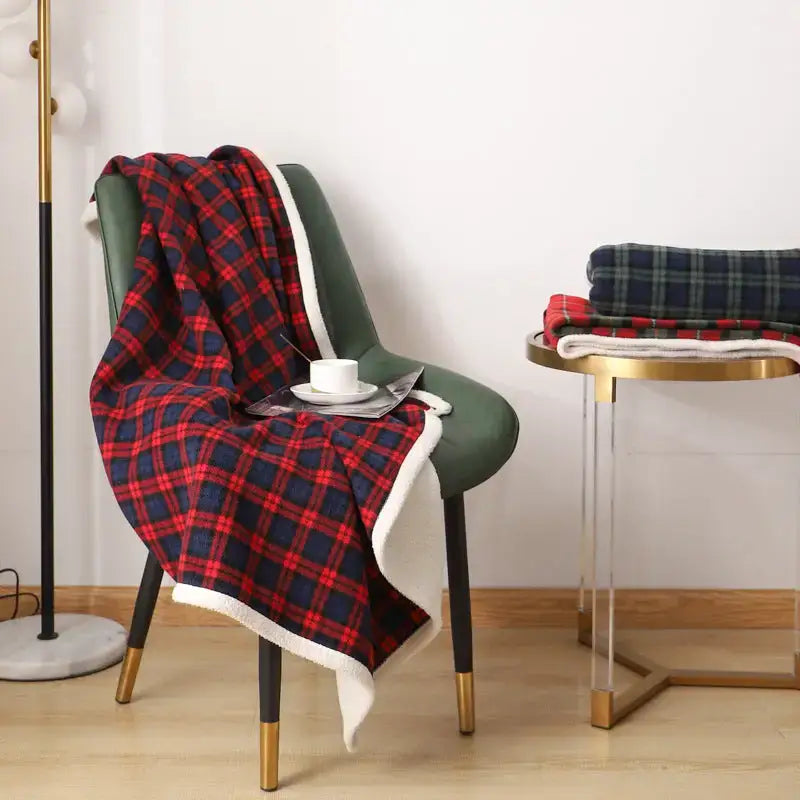Lambswool Plaid Blanket (3 Colours)