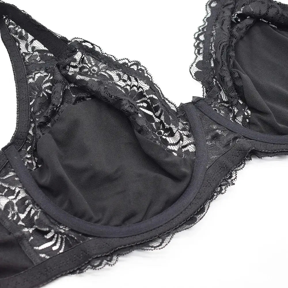 Minimizer Brassiere; Plus Size; Lace Bra