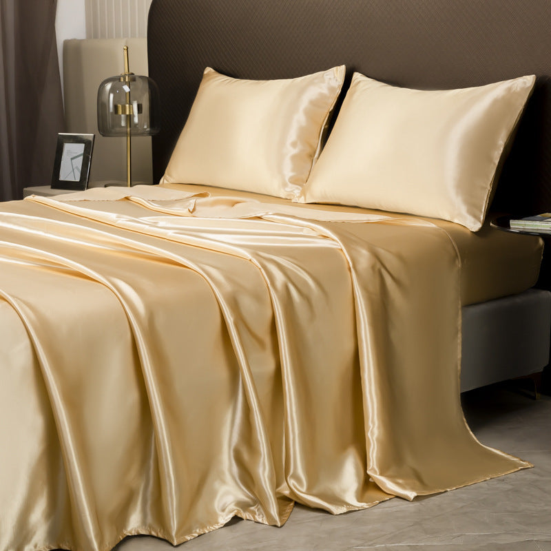 Bedding satin Sheet (4 pieces Set)