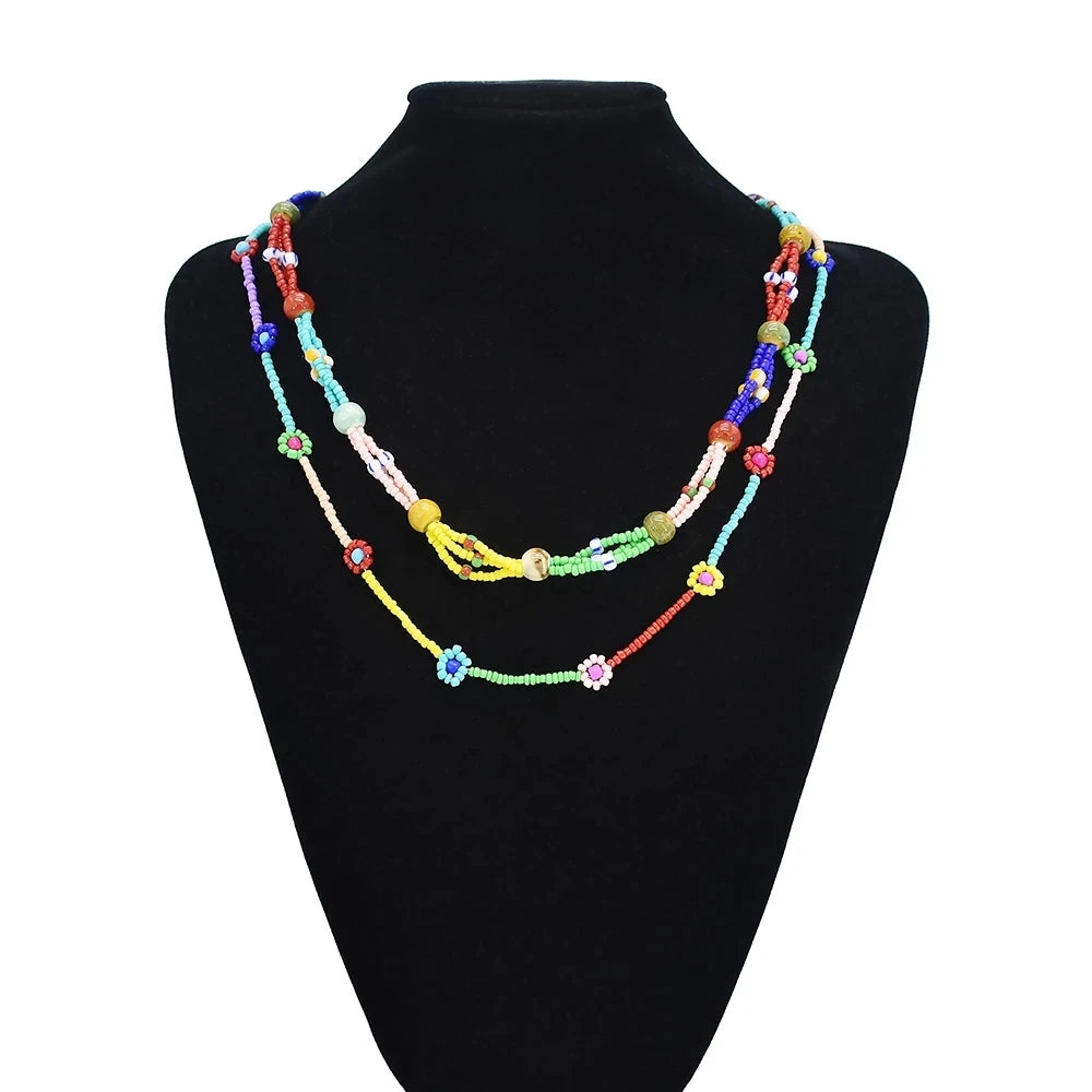 Handmade Beaded Zulu Necklaces  ( 11 variants)