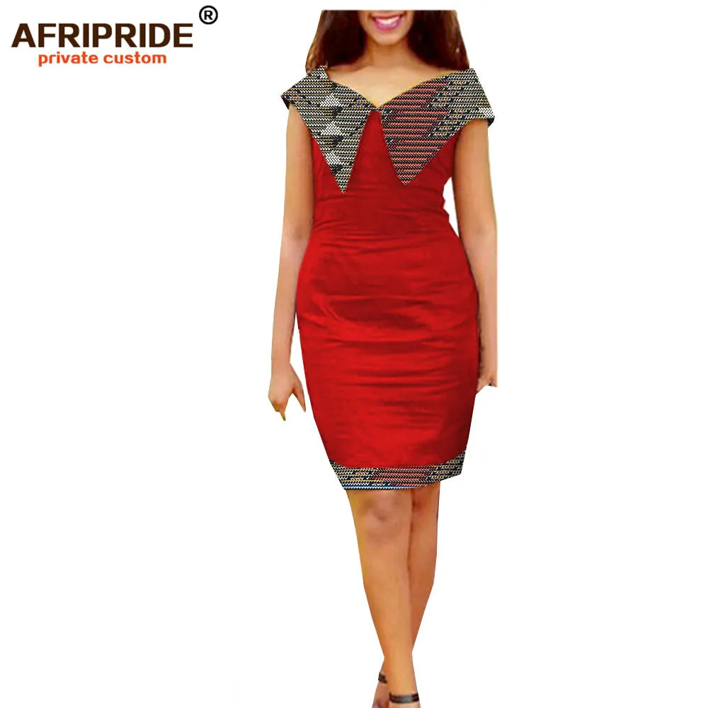 Summer Style Dress, Ankara Fabric, Plus Size ( 7 colours)