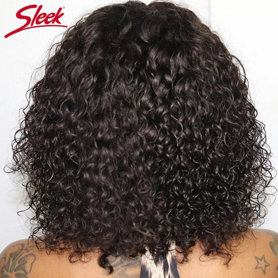 Curly Short Bob Human Hair Wigs