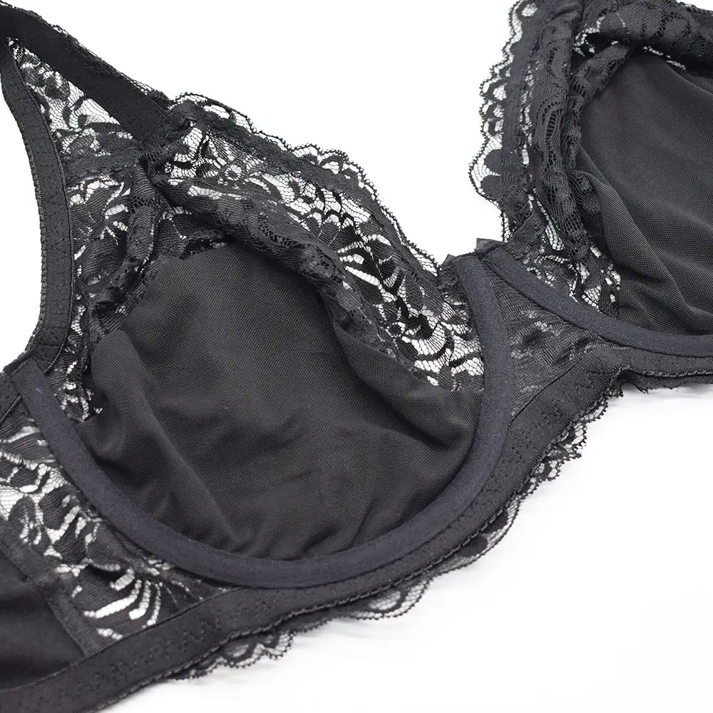 Minimizer Brassiere; Plus Size; Lace Bra