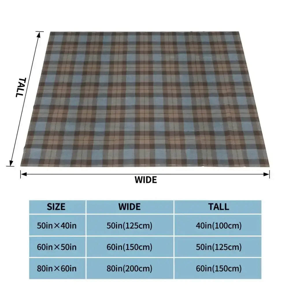 Throw blanket Plaid Flannel Tartan